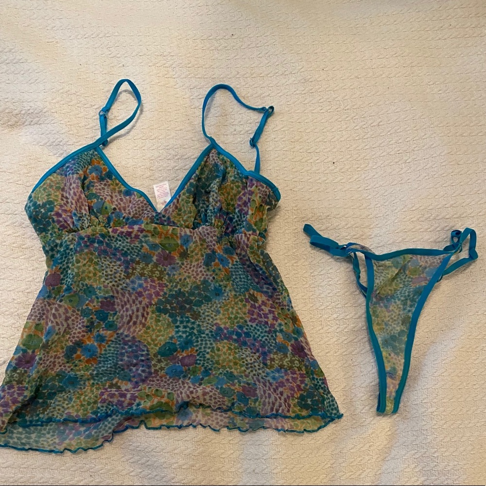 Victoria Secret Sexy Set Mesh Tank & Thong